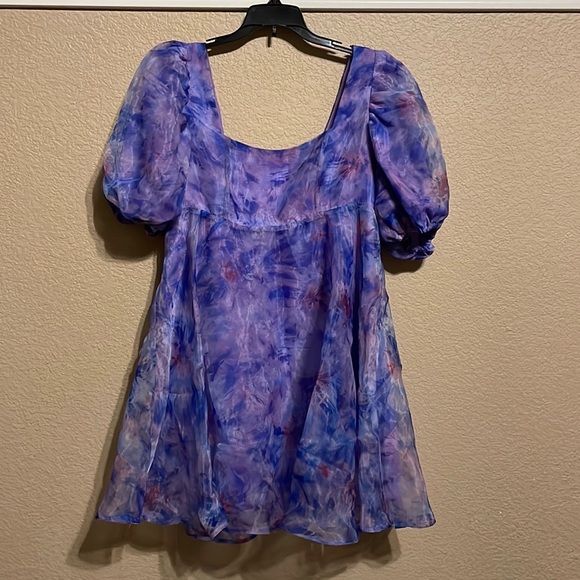 Selkie like puff sleeve dress - Picture 8 of 9